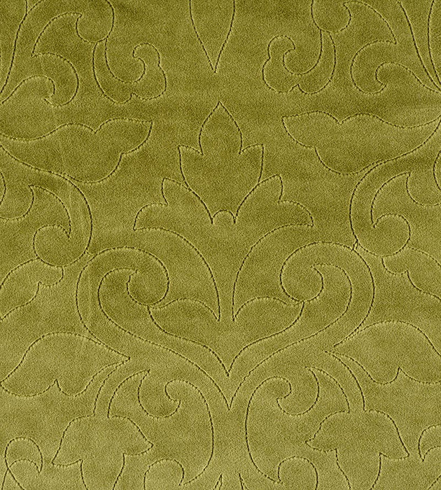 Christian Fischbacher Classic Velvet Avocado Fabric CH 02240662