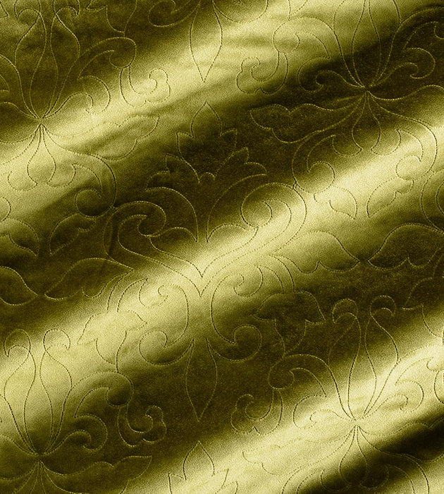 Christian Fischbacher Classic Velvet Avocado Fabric CH 02240662