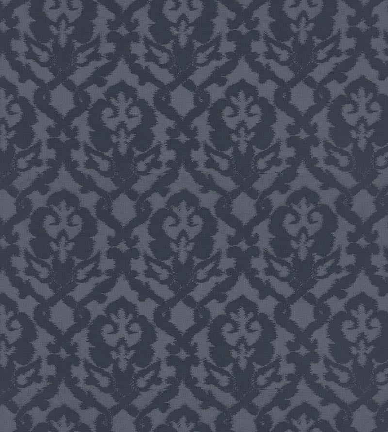 Christian Fischbacher Pompadour Indigo Fabric Sample CH 02254472