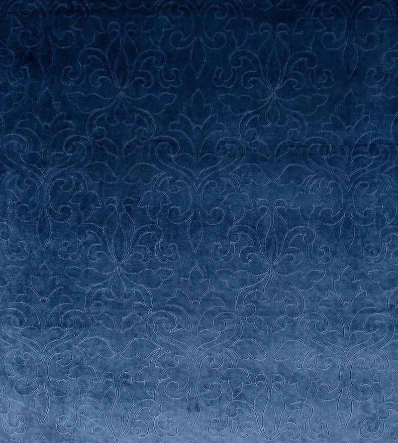 Christian Fischbacher Classic Velvet Navy Fabric CH 02310662