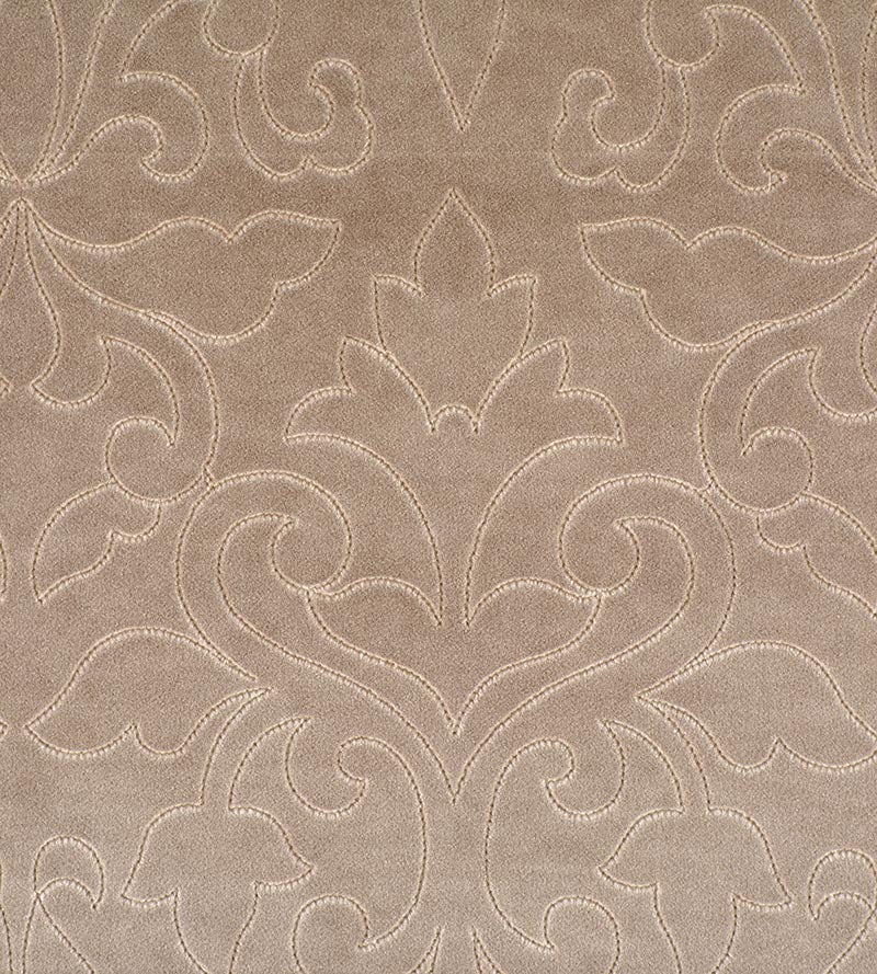 Christian Fischbacher Classic Velvet Taupe Fabric Sample CH 02470662