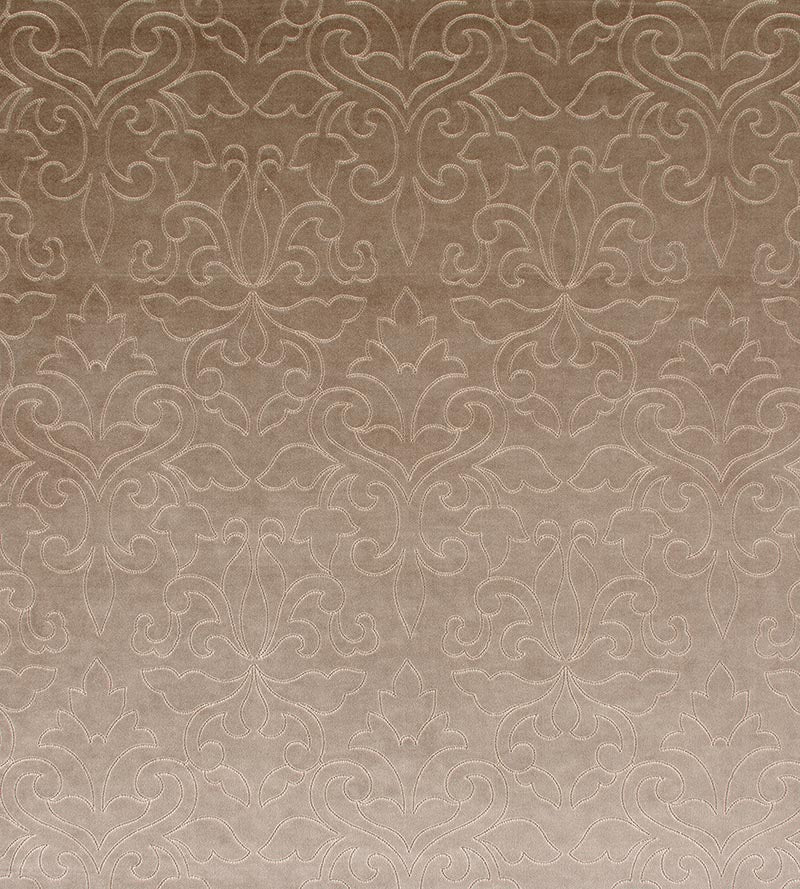 Christian Fischbacher Classic Velvet Taupe Fabric CH 02470662