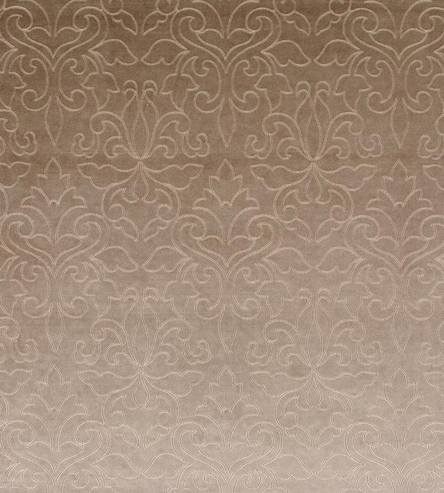 Christian Fischbacher Classic Velvet Taupe Fabric Sample CH 02470662