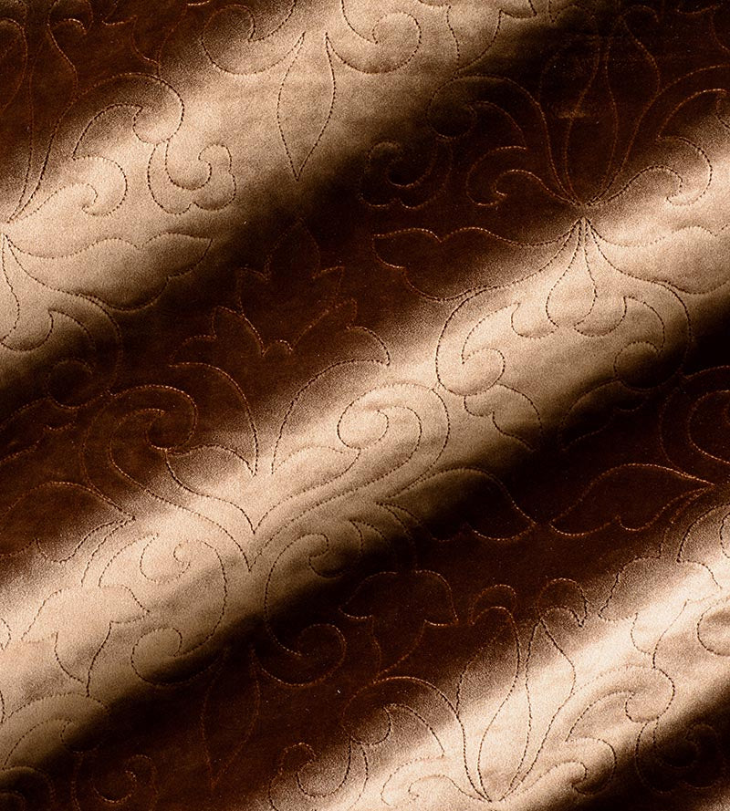 Christian Fischbacher Classic Velvet Branch Fabric Sample CH 02670662