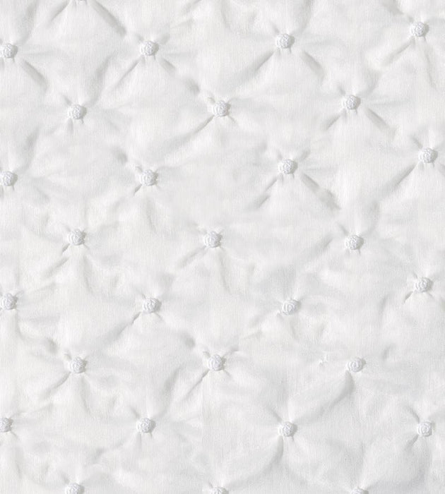 Christian Fischbacher Pois White Fabric Sample CH 03002583