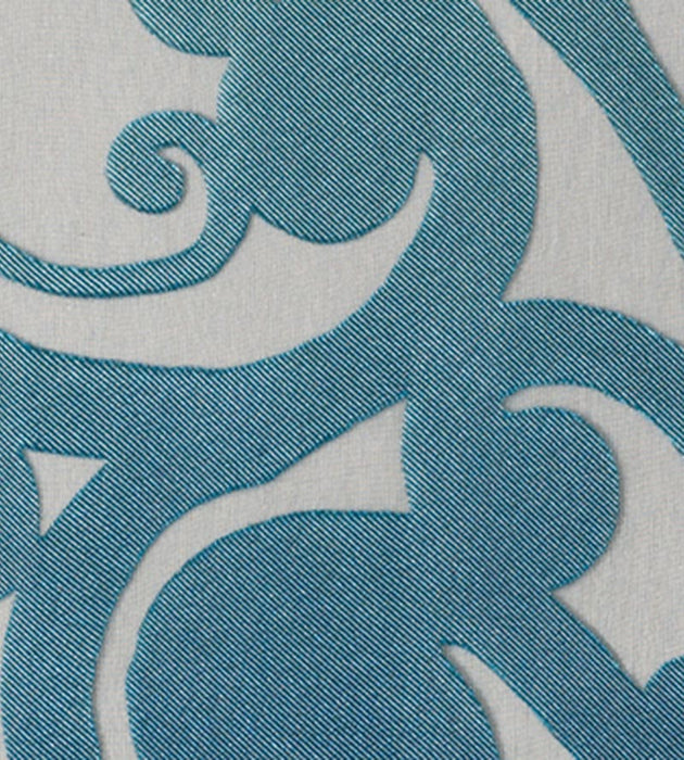 Christian Fischbacher Teatro Peacock Fabric Sample CH 03190653