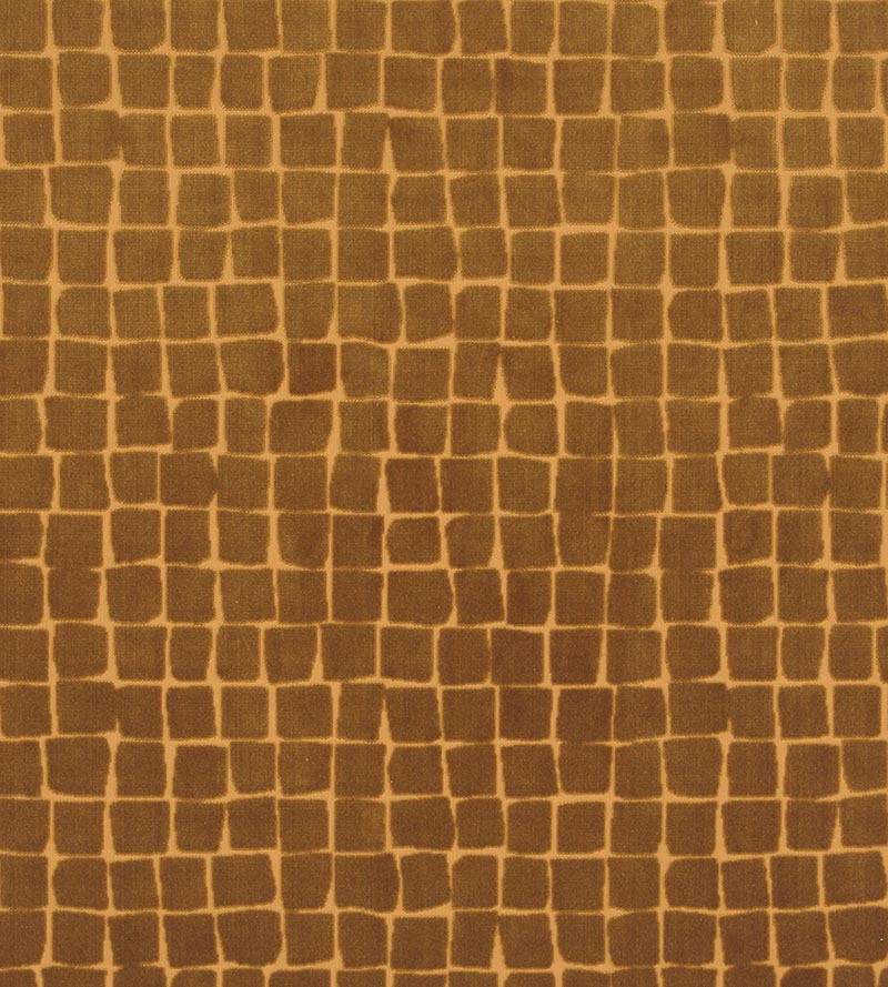 Christian Fischbacher Allegro Fr Caramel Fabric Sample CH 04031451