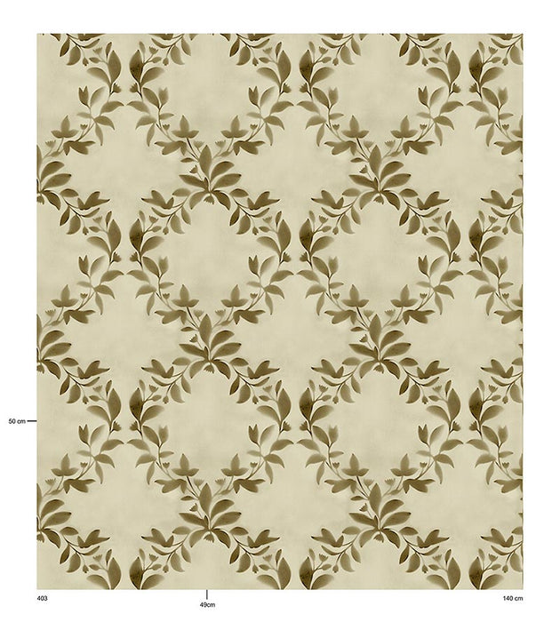 Christian Fischbacher Season Soft Gold Fabric Sample CH 04034604