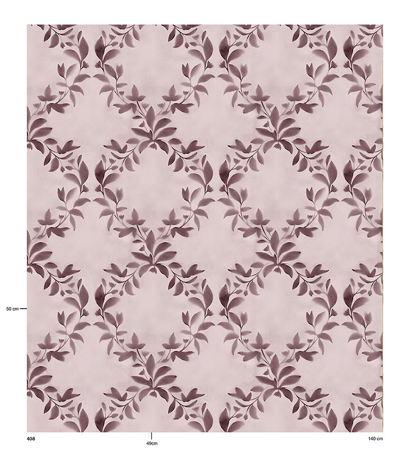 Christian Fischbacher Season Lilac Fabric Sample CH 04084604