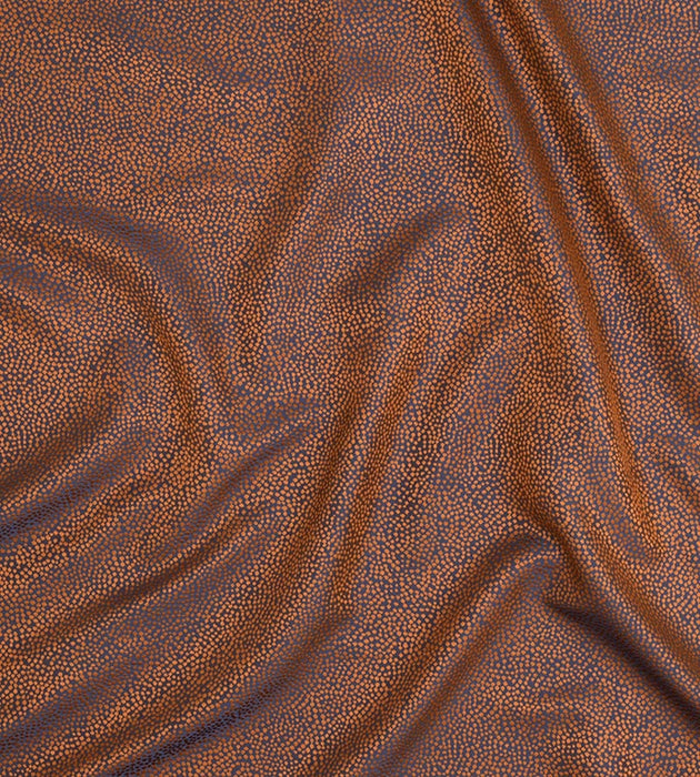 Christian Fischbacher Phoenix Dot Copper Fabric Sample CH 04134504