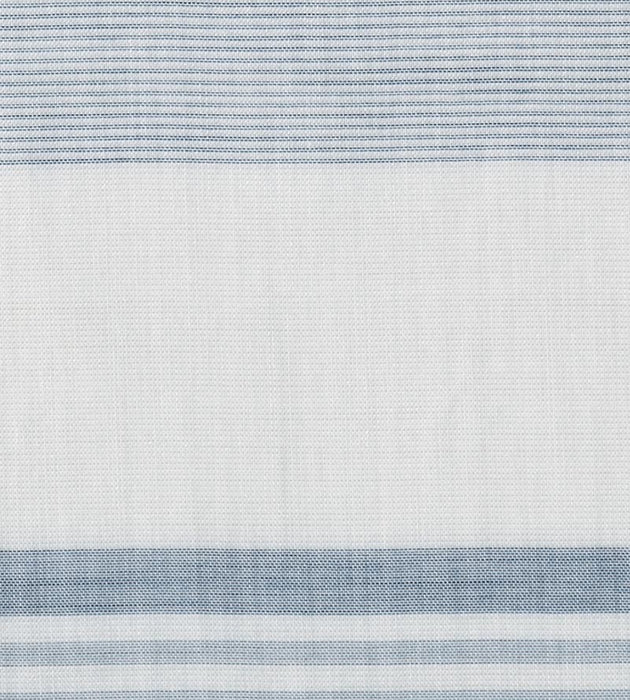 Christian Fischbacher Avivo Stripe Bluestone Fabric CH 05014395