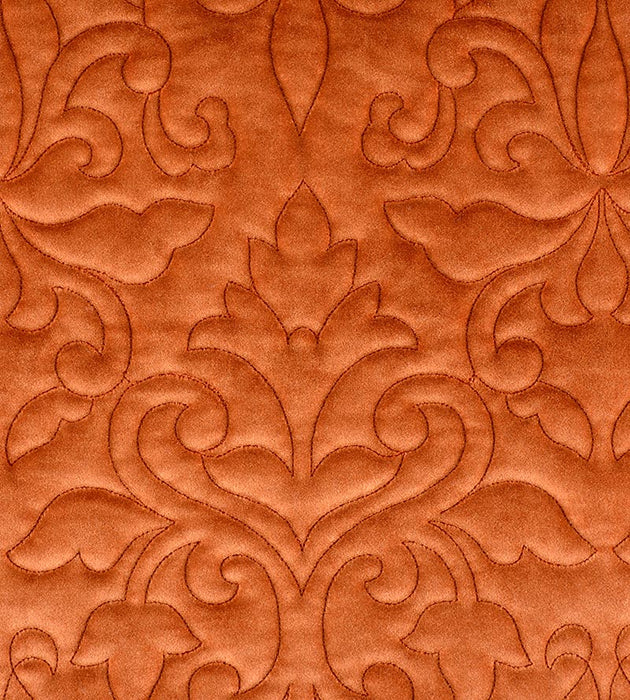 Christian Fischbacher Velbrode Pumpkin Fabric Sample CH 05030655