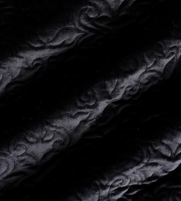 Christian Fischbacher Velbrode Onyx Fabric Sample CH 05060655