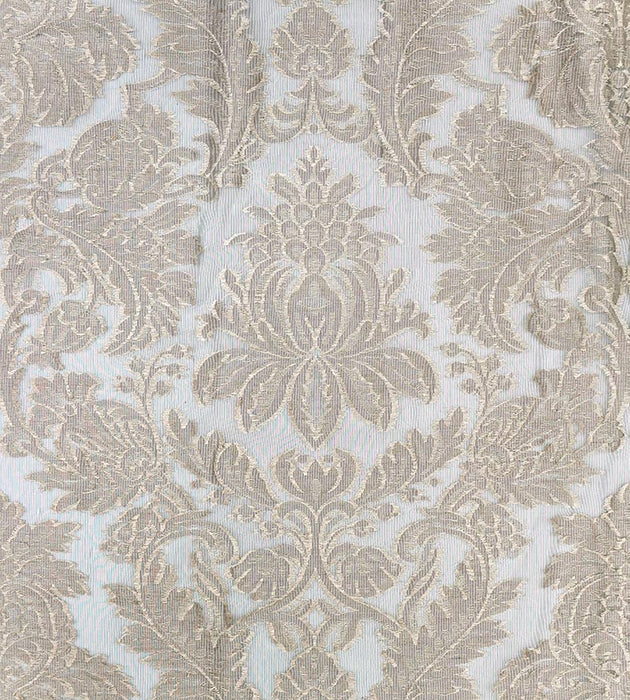 Christian Fischbacher Linen Madras Taupe Fabric CH 05170645