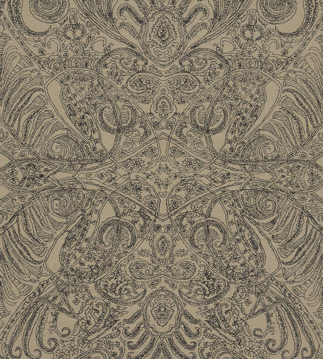 Christian Fischbacher Persian Nights Taupe Fabric Sample CH 05174465