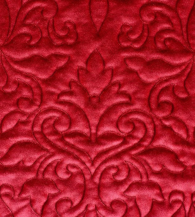 Christian Fischbacher Velbrode Cerise Fabric Sample CH 05220655