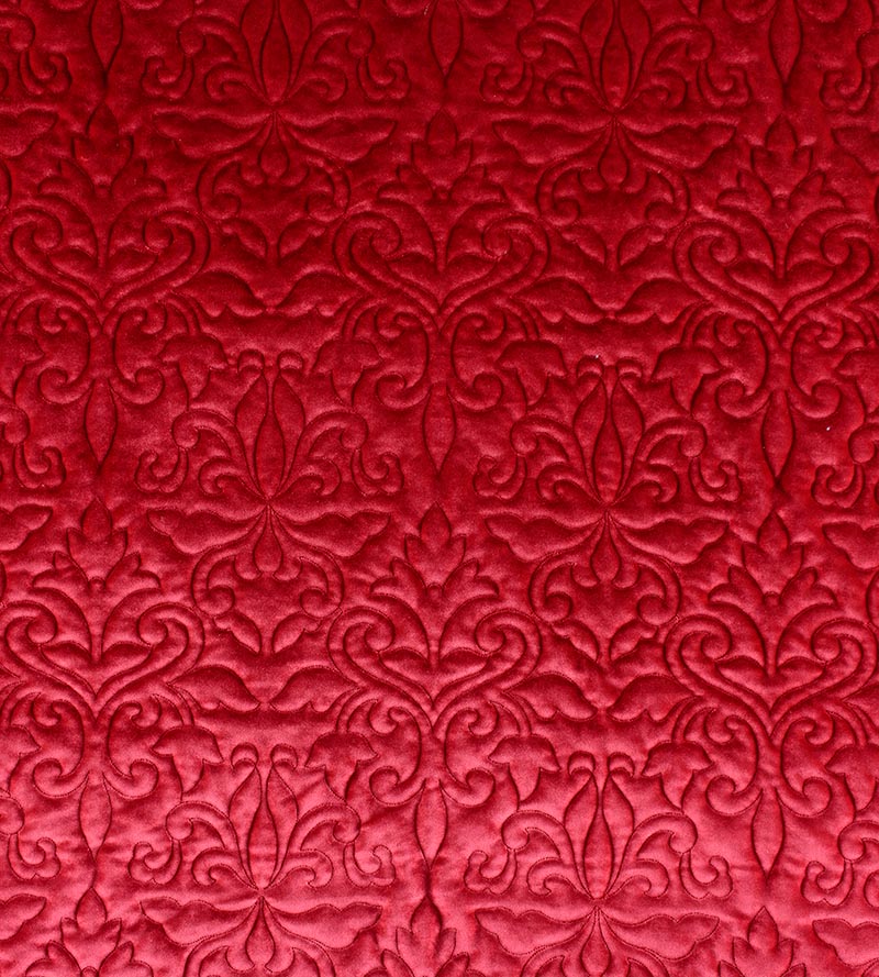 Christian Fischbacher Velbrode Cerise Fabric CH 05220655