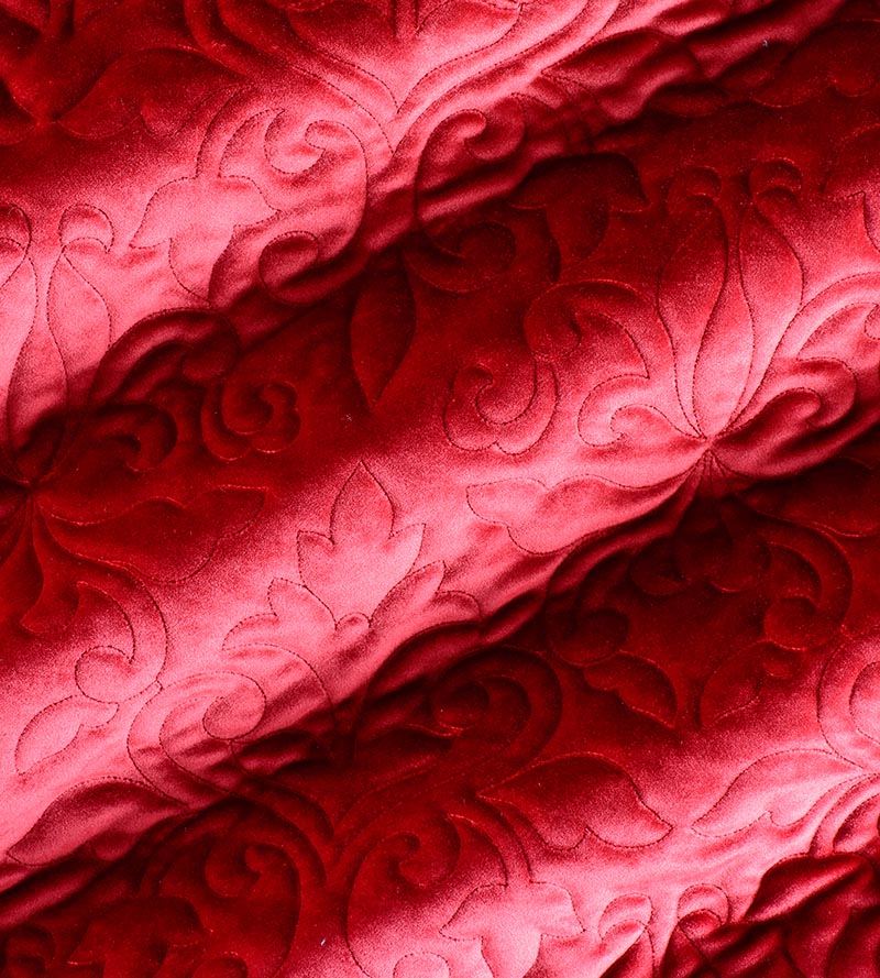 Christian Fischbacher Velbrode Cerise Fabric CH 05220655