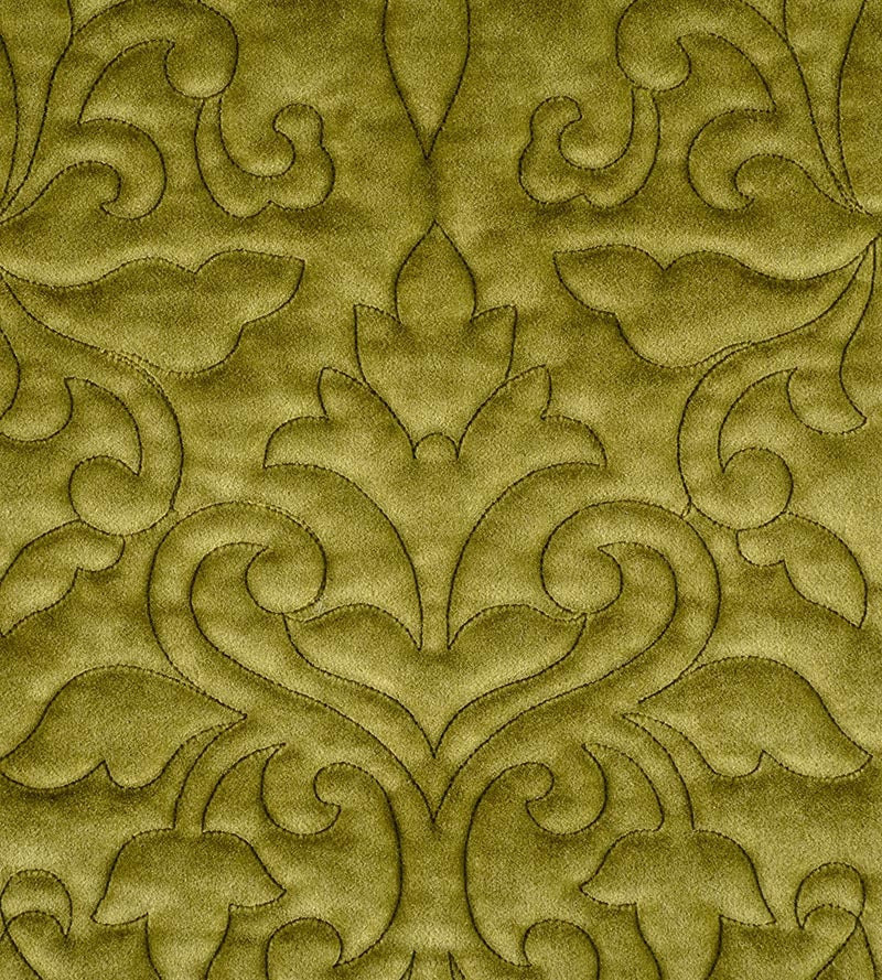 Christian Fischbacher Velbrode Avocado Fabric CH 05240655