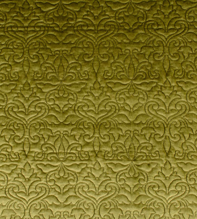 Christian Fischbacher Velbrode Avocado Fabric CH 05240655