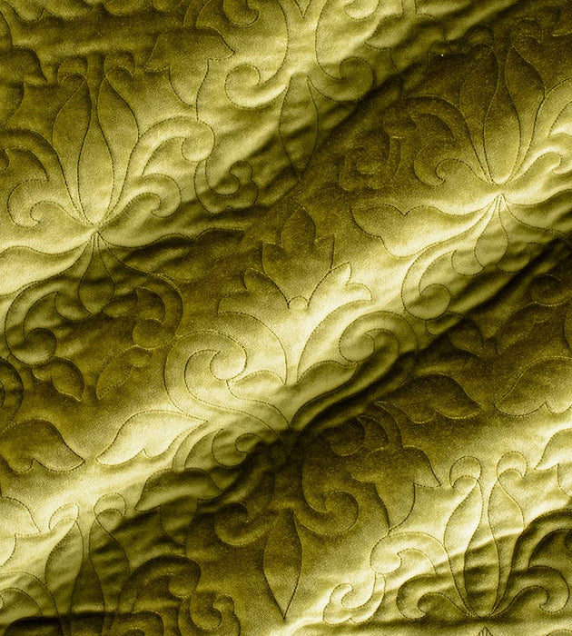 Christian Fischbacher Velbrode Avocado Fabric CH 05240655