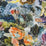 Christian Fischbacher Vernissage Blue Multi Fabric Sample CH 06014456