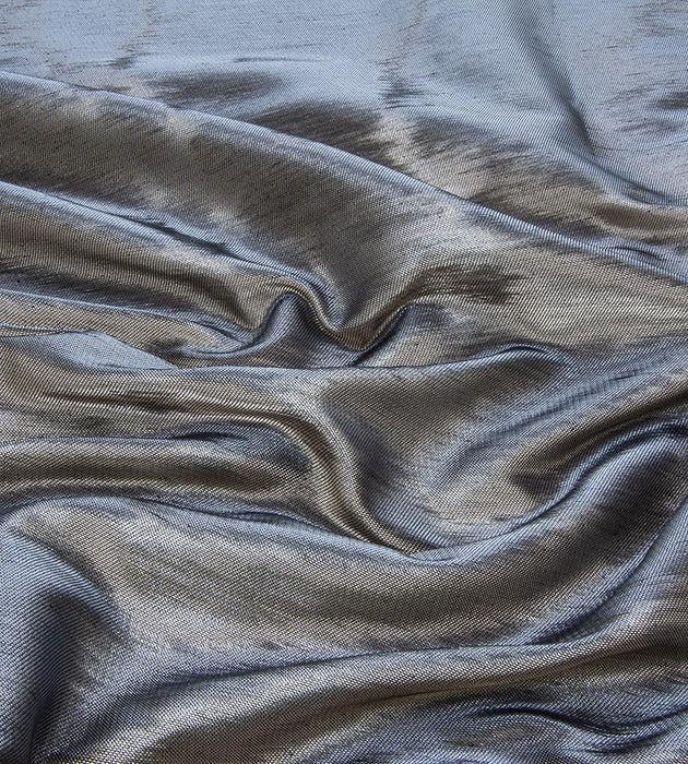 Christian Fischbacher Interaction Silver Fabric Sample CH 06074566