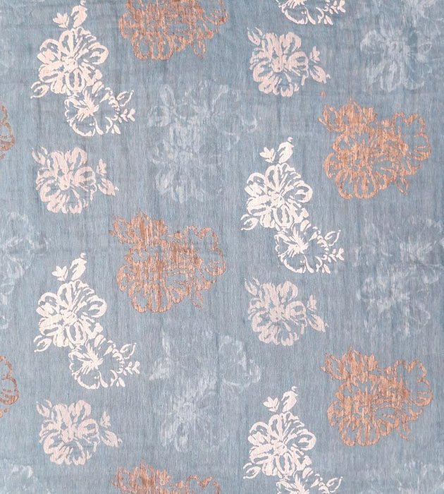 Christian Fischbacher Trifiore Blue Fabric CH 06091066