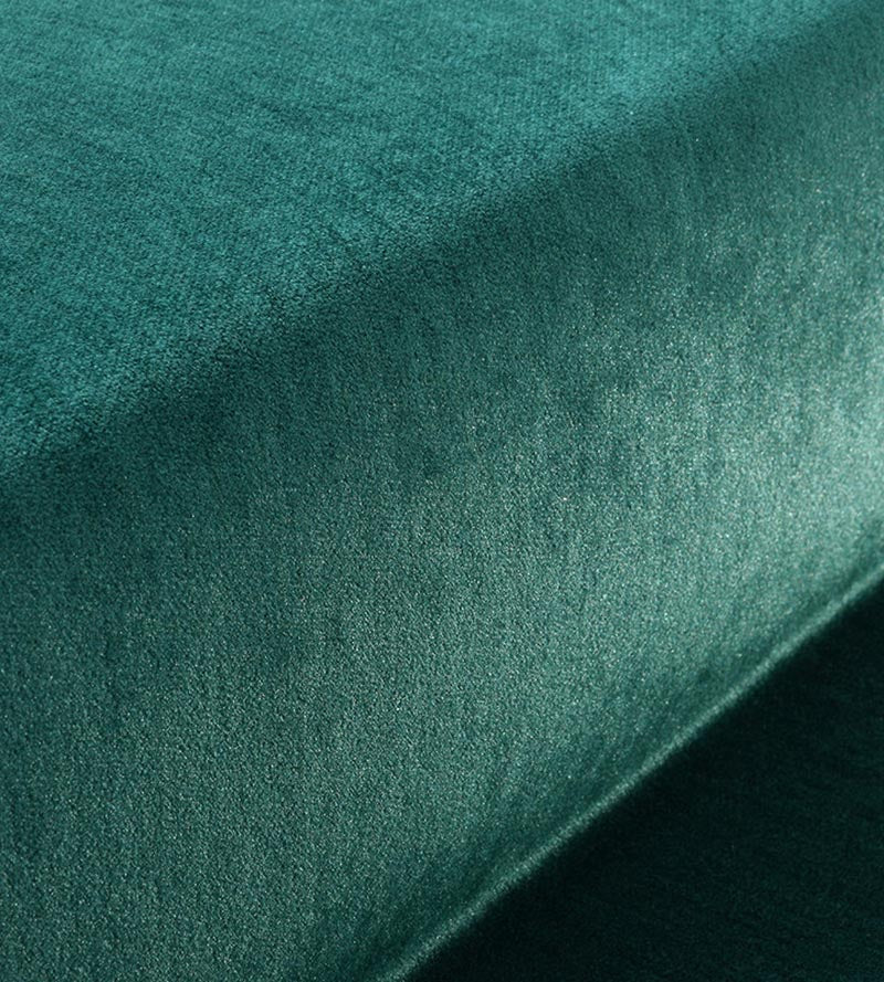 Christian Fischbacher Ventura Velour Viridian Fabric Sample CH 06391454