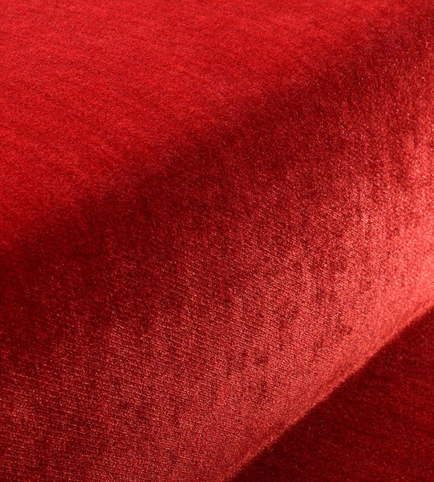 Christian Fischbacher Ventura Velour Scarlet Fabric CH 06421454