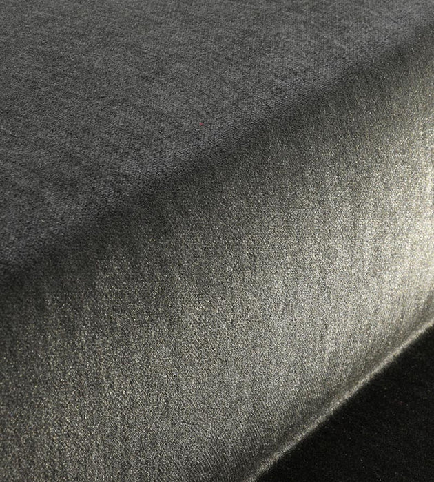 Christian Fischbacher Ventura Velour Charcoal Fabric Sample CH 06451454