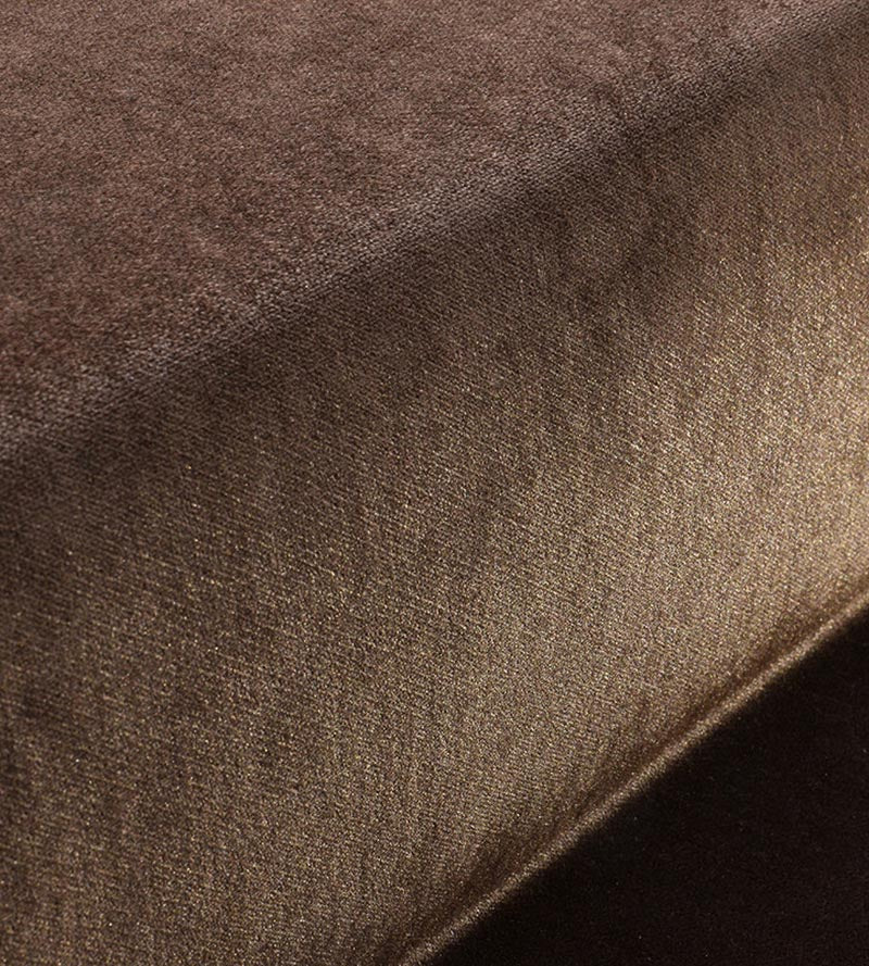 Christian Fischbacher Ventura Velour Chocolate Fabric Sample CH 06571454