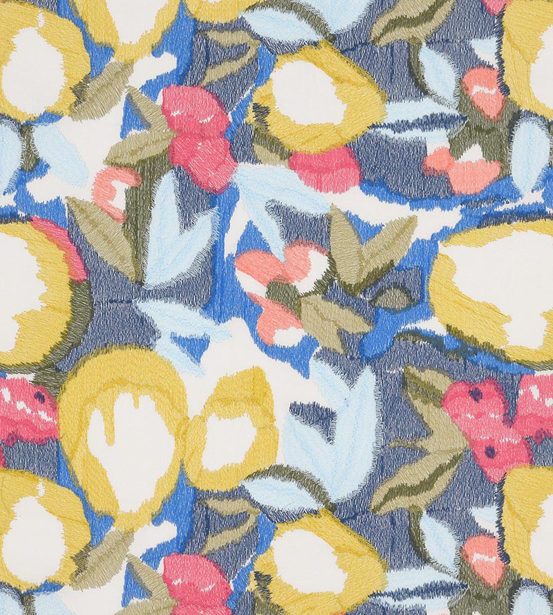 Christian Fischbacher Samba Summer Bouquet Fabric CH 08014458