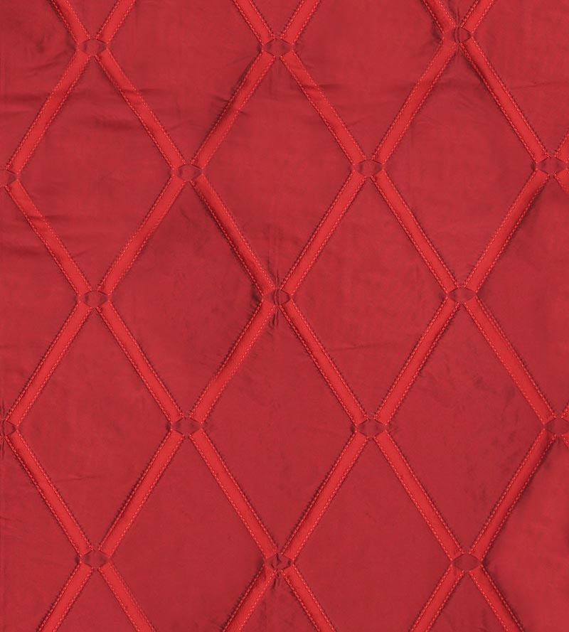 Christian Fischbacher Rhombus Ruby Fabric CH 08024288