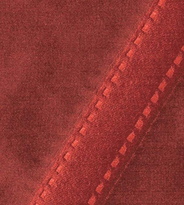 Christian Fischbacher Rhombus Ruby Fabric Sample CH 08024288