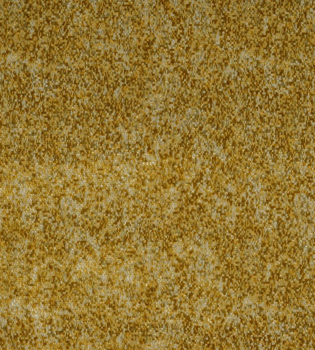 Christian Fischbacher Velvet Pixel Gold Fabric Sample CH 08034488