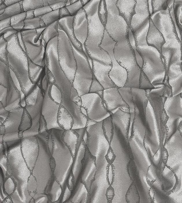 Christian Fischbacher Artemis Fr Steel Fabric Sample CH 08051446