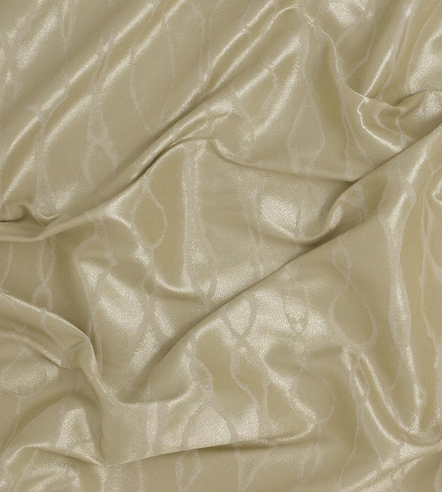 Christian Fischbacher Artemis Fr Champagne Fabric Sample CH 08071446