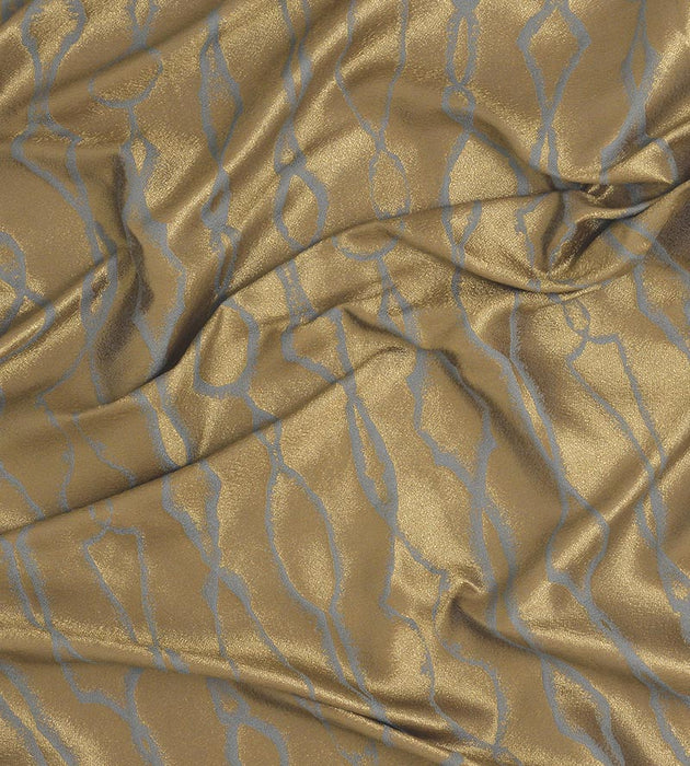 Christian Fischbacher Artemis Fr Bronze Fabric Sample CH 08371446