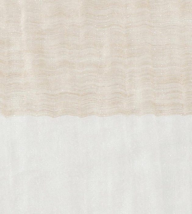 Christian Fischbacher Carolina Creamy Ivory Fabric Sample CH 09001058