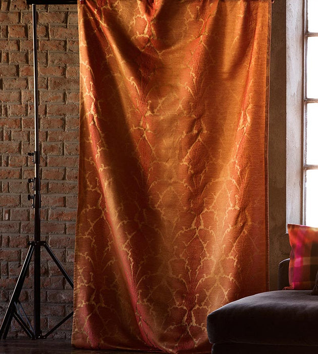 Christian Fischbacher Palazzo Citrine Flame Fabric CH 08034418