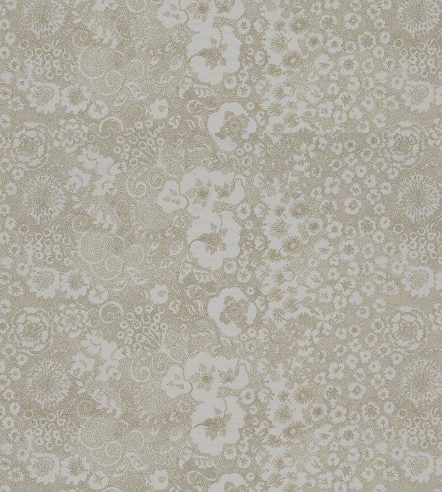 Christian Fischbacher Etude Creme Fabric Sample CH 02074522