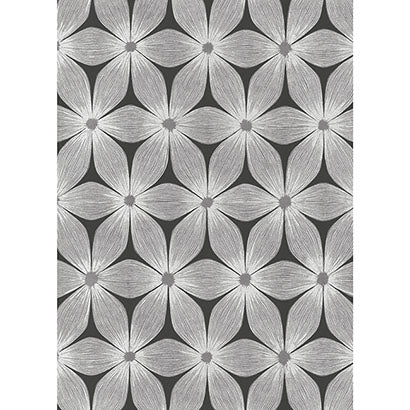 York Everlasting Black & Silver Wallpaper CI2305