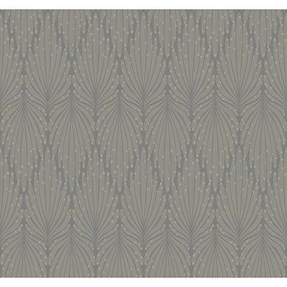 York Café Society Dark Grey Wallpaper CI2365