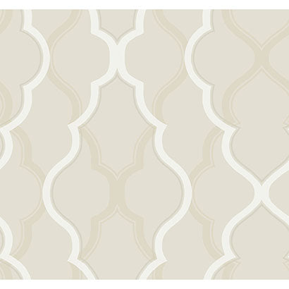 York Double Damask Beige Wallpaper CI2396