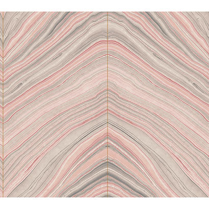 York Onyx Strata Coral Wallpaper CI2411