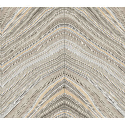 York Onyx Strata Taupe Wallpaper CI2416