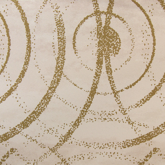 Maya Romanoff Levante Circinus Creamy Gold Wallpaper Sample MR-LV-4001-G