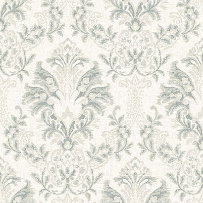 York Bold Brocade Beige Wallpaper CL2500