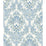 York Bold Brocade Blue Sample CL2504